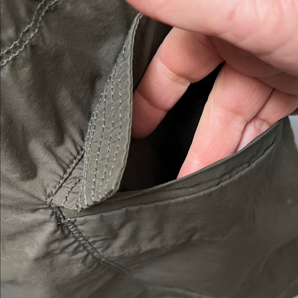 Eileen Fisher Olive Green Utility Vest - Picture 7 of 12
